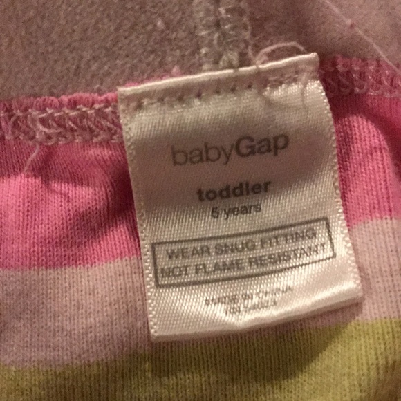 Baby gap toddler five years girls alligator PJ matching set - Picture 5 of 9